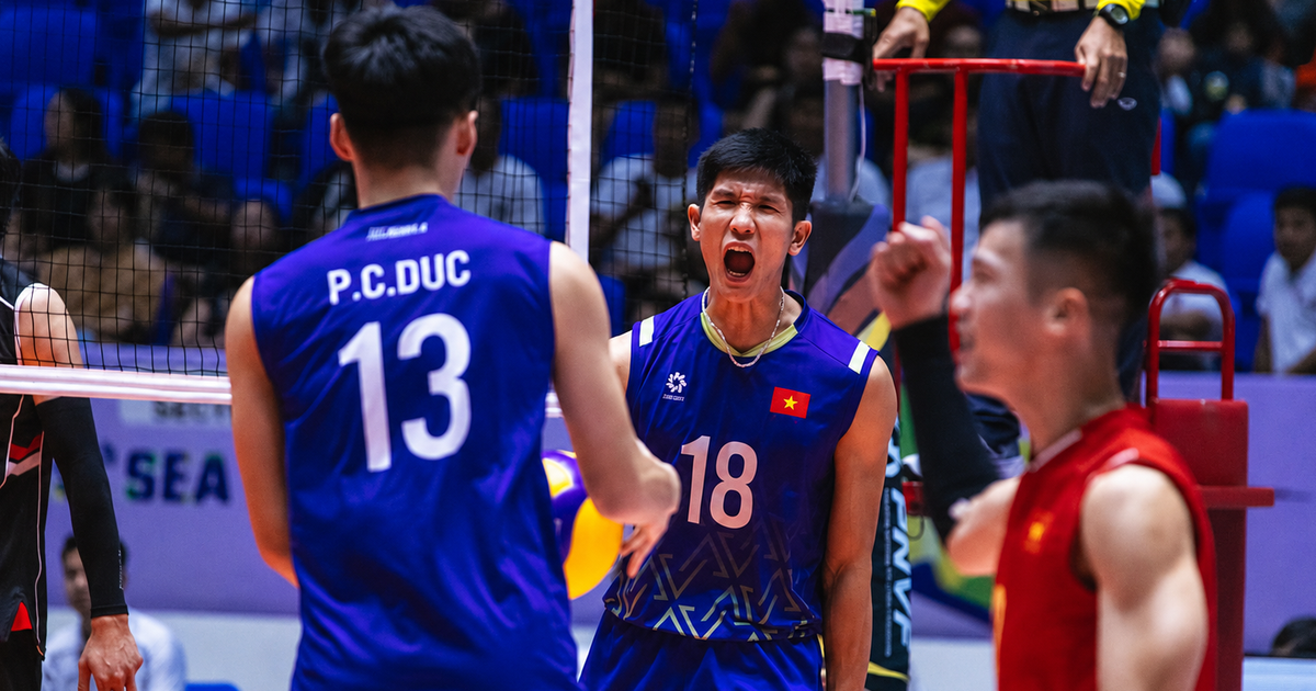 Lịch thi đấu Giải bóng chuyền nam SEA V.Cup ngày 15-7: Việt Nam đấu Thái Lan