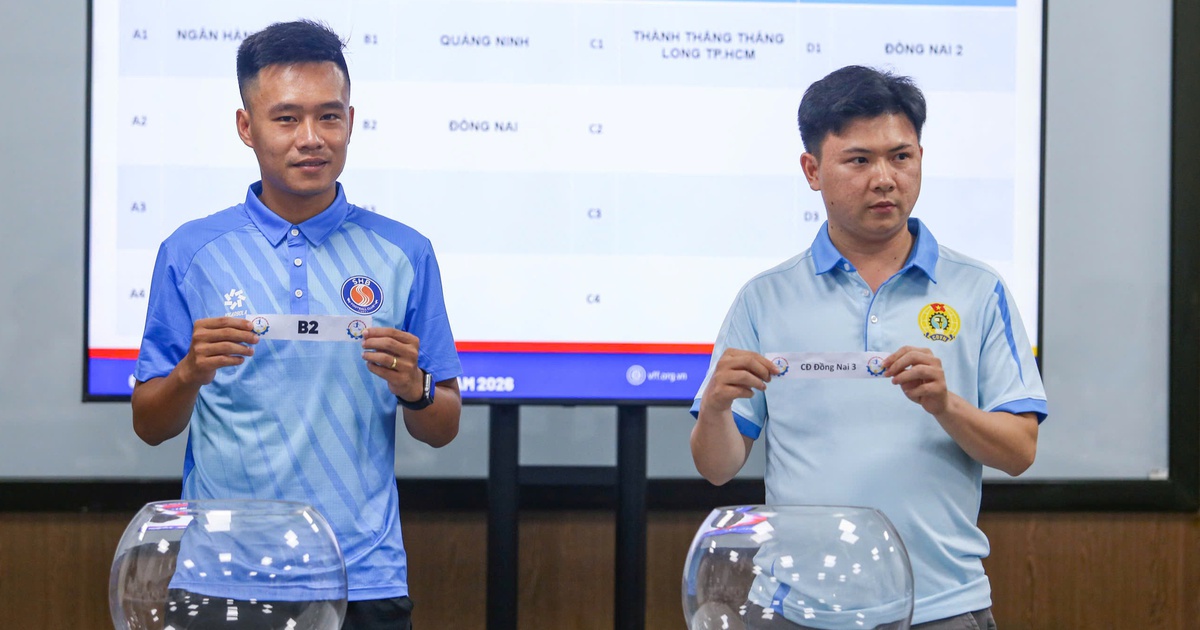 Lộ diện bảng 'tử thần' ở vòng chung kết Giải bóng đá công nhân, viên chức Việt Nam 2026