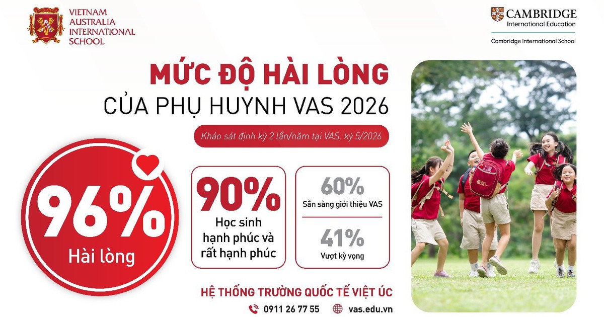 Trường quốc tế Việt Úc mang đến những trải nghiệm vượt trên kỳ vọng