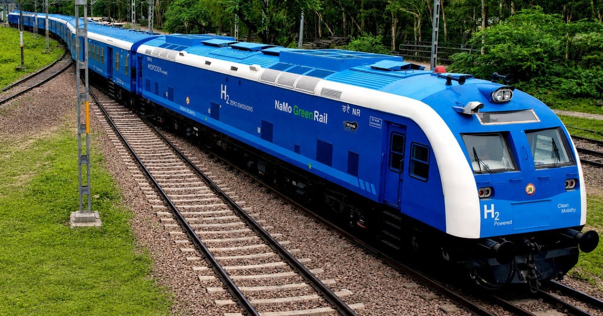 Ấn Độ ra mắt tàu hỏa chạy bằng hydro đầu tiên do nước này tự chế tạo
