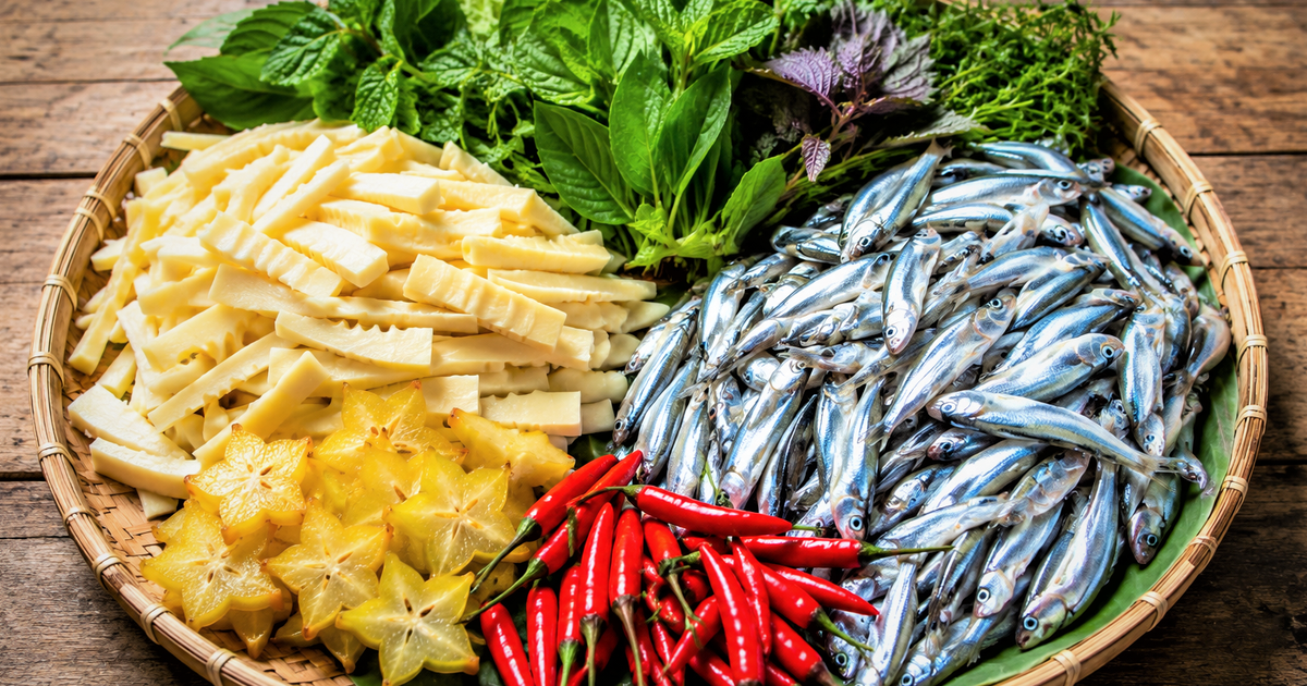 Cá de nấu với măng le