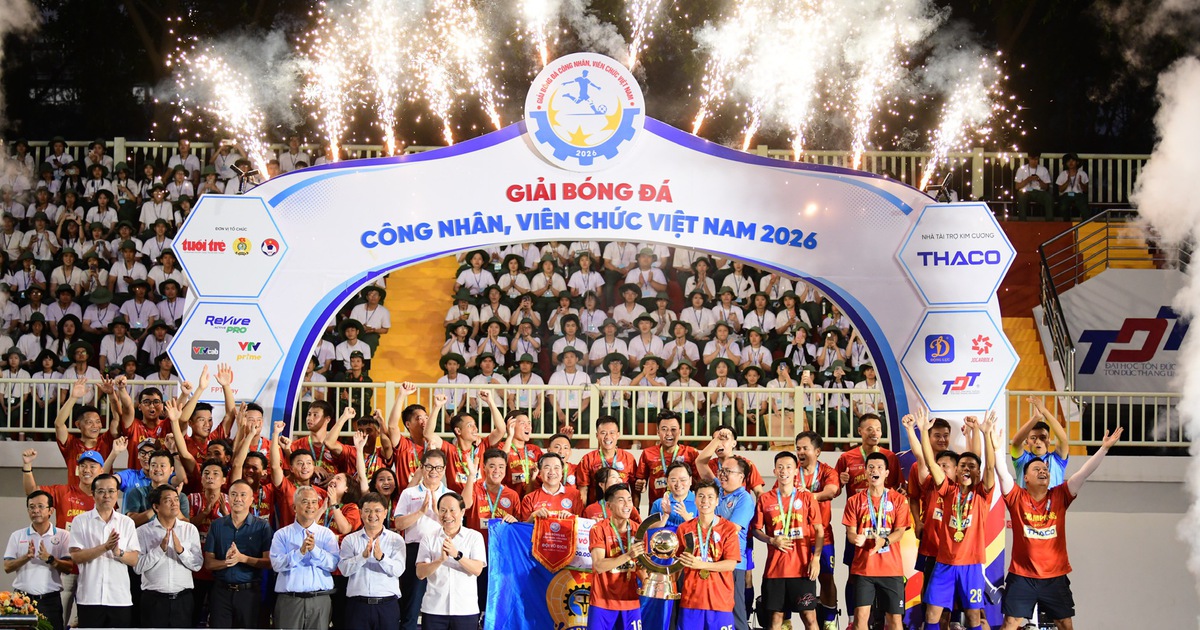 Các danh hiệu VCK toàn quốc Giải bóng đá công nhân, viên chức Việt Nam 2026