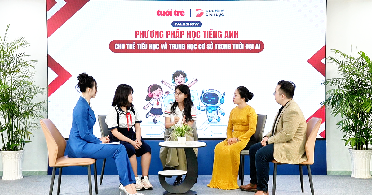 Talkshow: ‘Phương pháp học tiếng Anh cho trẻ Tiểu học và THCS trong thời đại AI’