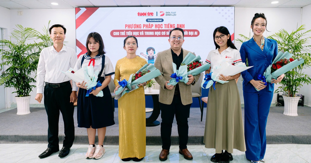 20h tối nay 19-7 phát sóng talkshow Phương pháp học tiếng Anh cho trẻ tiểu học và THCS trong thời đại AI
