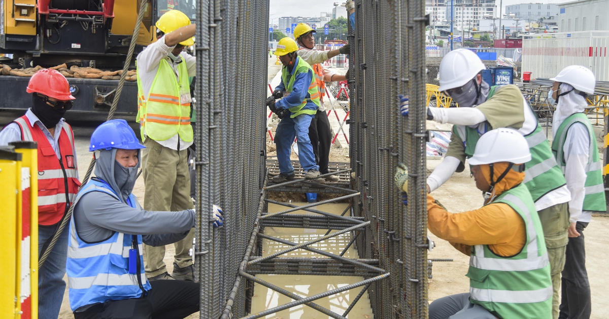 TP.HCM hạ lồng thép tường vây, metro Bến Thành - Tham Lương bước vào giai đoạn thi công toàn tuyến