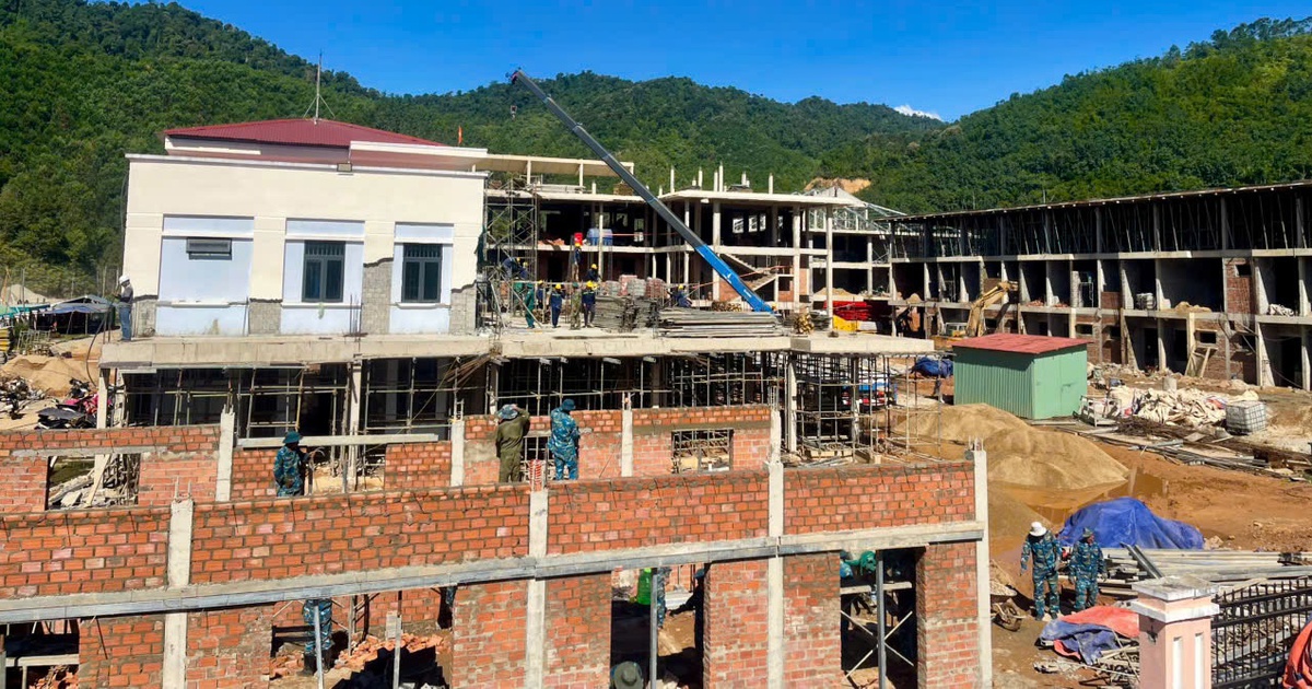Cận cảnh trường biên giới mọc lên thần tốc từ công sức bộ đội Sư đoàn Phòng không 375