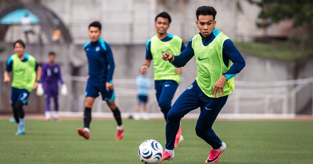 Singapore chỉ dùng 2 tiền đạo cho ASEAN Cup 2026