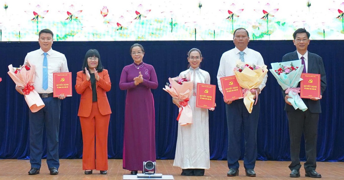 Điều động, bổ nhiệm nhiều lãnh đạo ban đảng, sở, địa phương ở Đắk Lắk