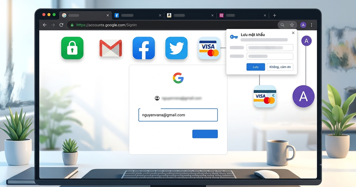 Những thông tin tuyệt đối không nên lưu trên trình duyệt web