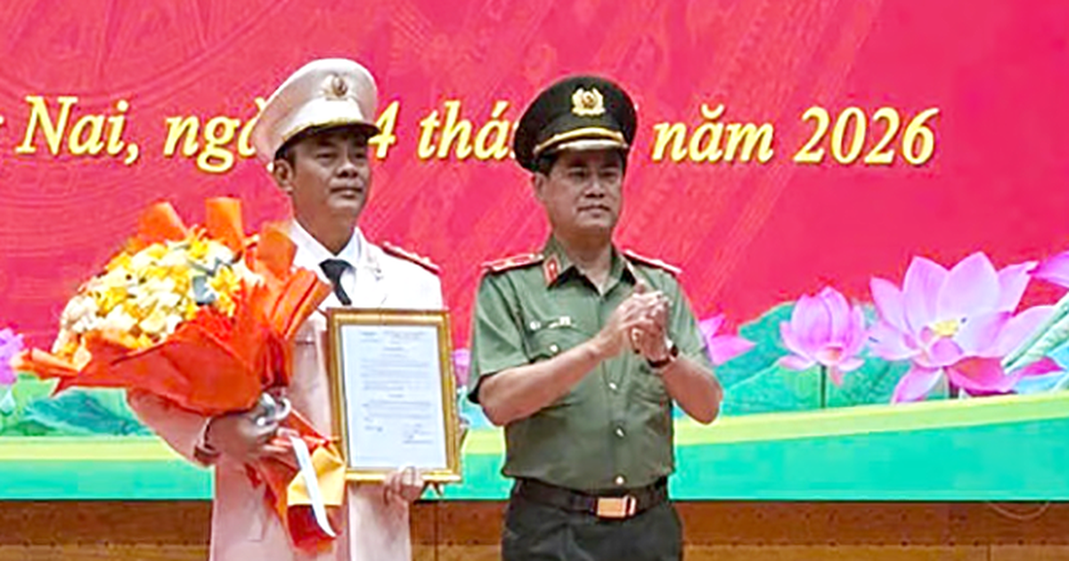 Trưởng phòng CSGT làm Phó giám đốc Công an Đồng Nai