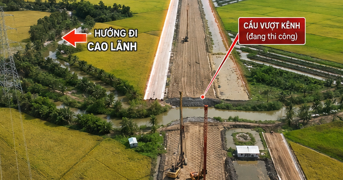 Cao tốc Mỹ An - Cao Lãnh tăng tốc, giải phóng mặt bằng đã hoàn tất