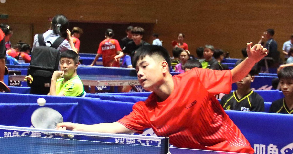 660 tay vợt tranh tài tại Giải vô địch bóng bàn trẻ, thiếu niên, nhi đồng quốc gia 2026