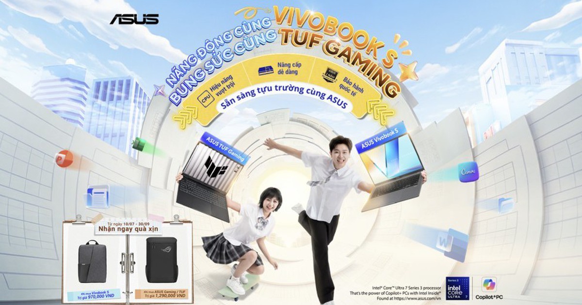 Mùa mua sắm tựu trường khác biệt với laptop ASUS