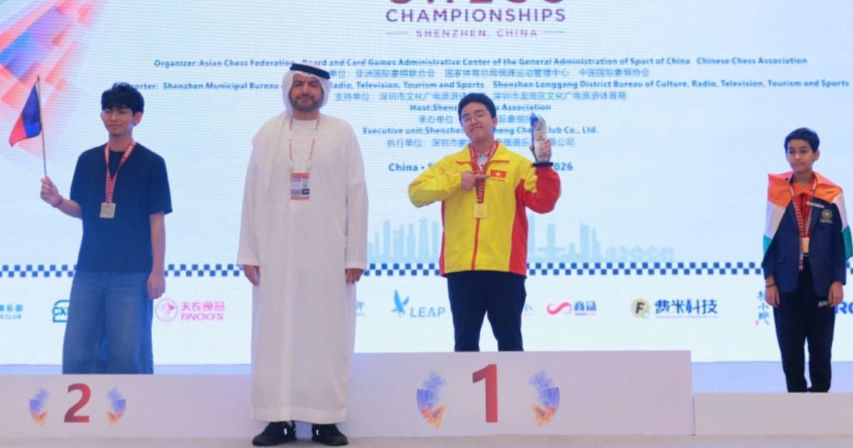 Các kỳ thủ Việt Nam thi đấu xuất sắc tại Giải cờ vua trẻ châu Á 2026