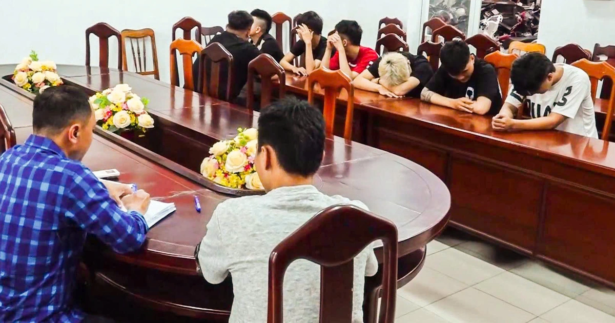Xử lý nhóm hơn 40 thanh thiếu niên rượt đuổi, đánh nhau ở Nha Trang