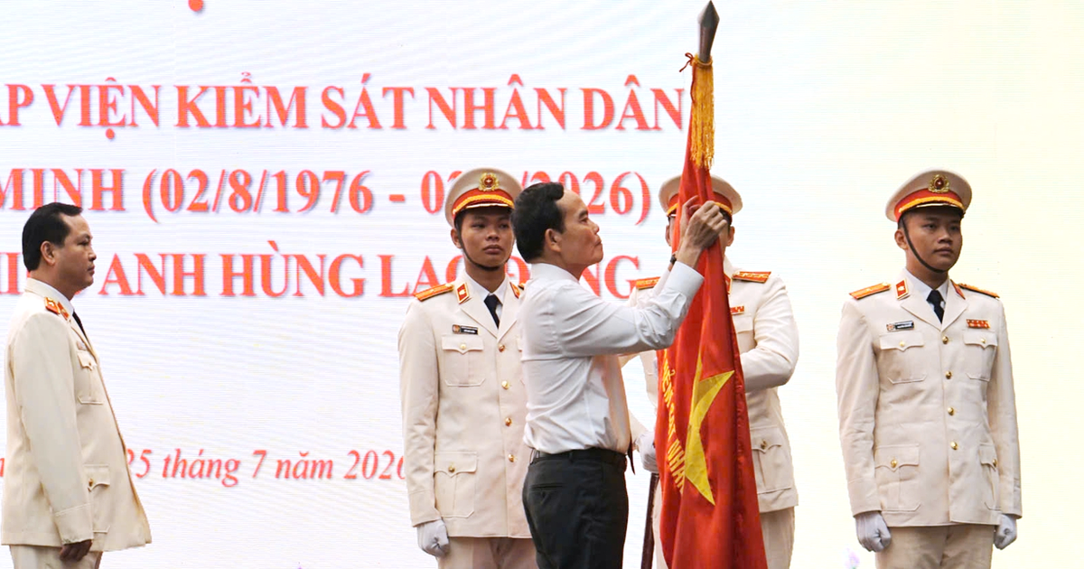 Viện kiểm sát nhân dân TP.HCM nhận danh hiệu Anh hùng Lao động, Huân chương Lao động hạng Nhất