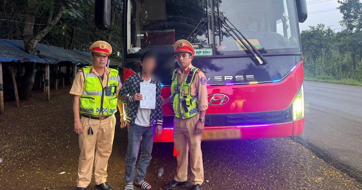 Đường có tốc độ tối đa 70km/h, tài xế dương tính ma túy lái xe khách chạy tới 134km/h