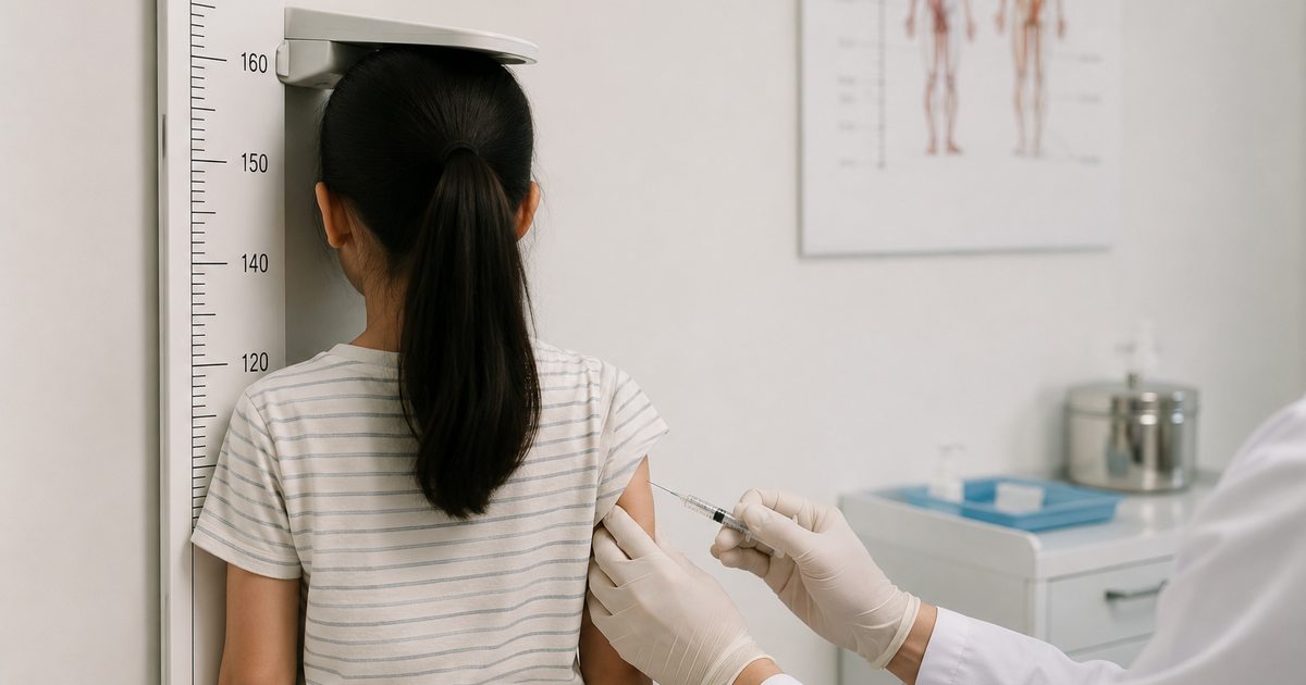 Chi gần 900 USD mỗi tháng tiêm hormone tăng trưởng chiều cao cho con