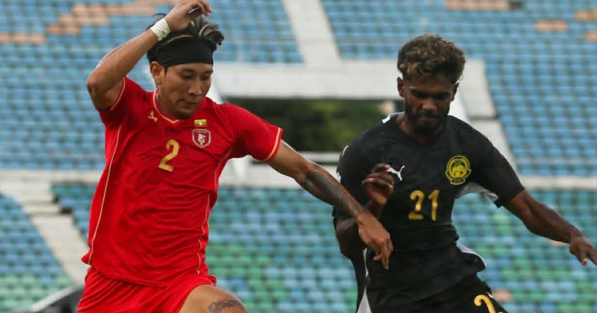 Myanmar - Malaysia (hiệp 1) 1-0: Xà ngang cứu thua cho Myanmar