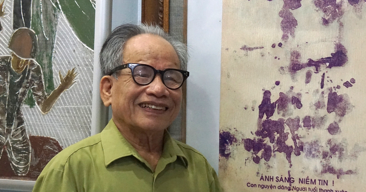 Gặp lại họa sĩ Lê Duy Ứng, người chấm máu từ đôi mắt bị thương vẽ chân dung Bác Hồ