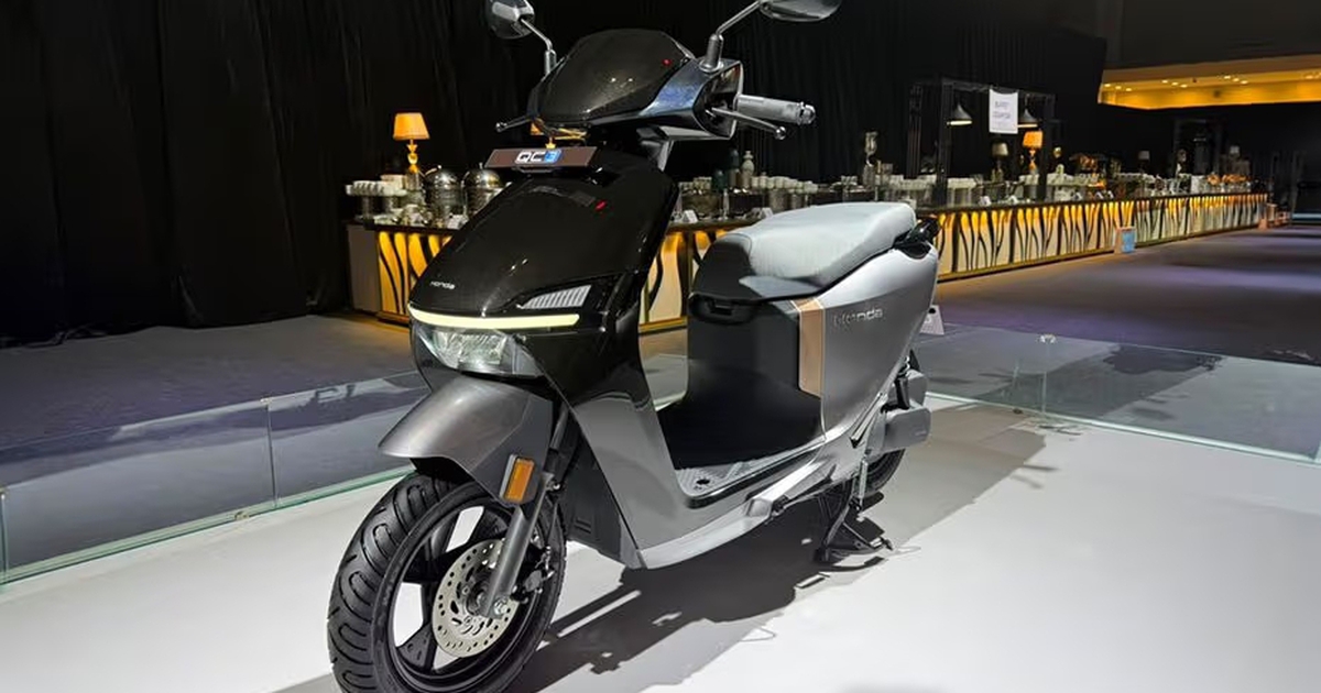 Xe máy điện Honda QC3 ra mắt: Đi 145km/sạc, cốp rộng hơn SH