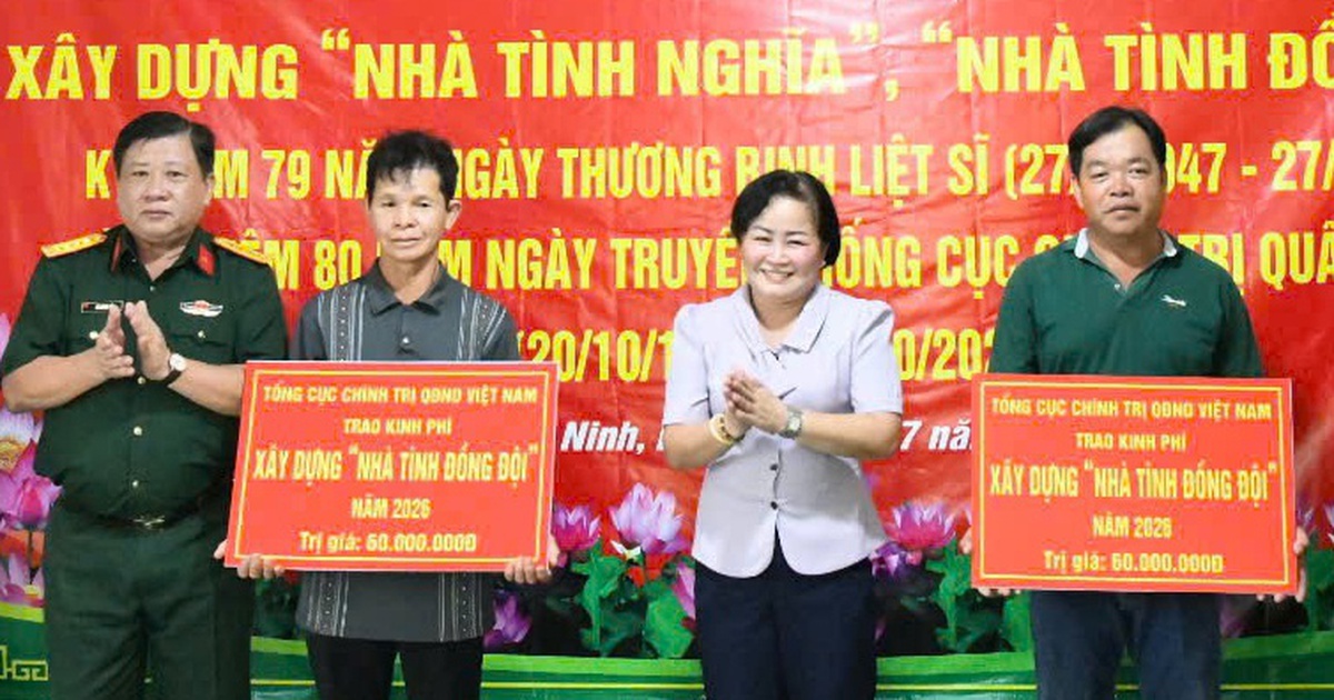 Khởi công xây dựng 9 căn nhà tình nghĩa ở Tây Ninh