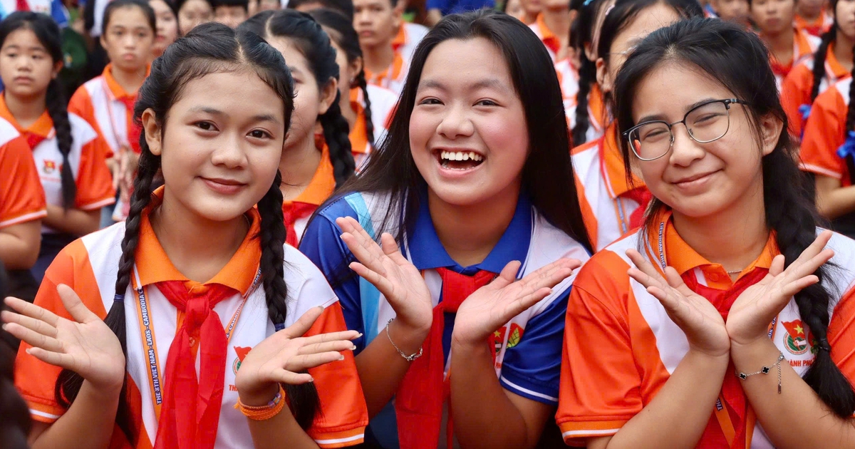 Thiếu nhi 3 nước chung dòng Mekong thắm tình đoàn kết tại TP.HCM