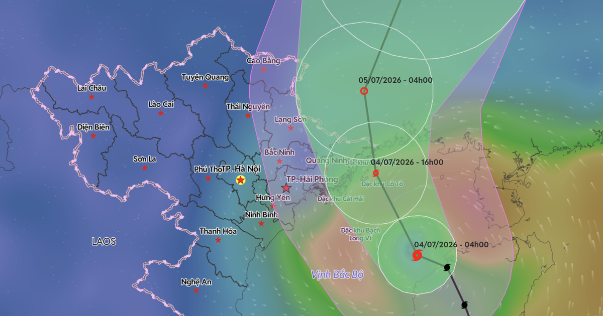 Bão số 1 gió giật cấp 11 vào vịnh Bắc Bộ, cách Quảng Ninh 180km