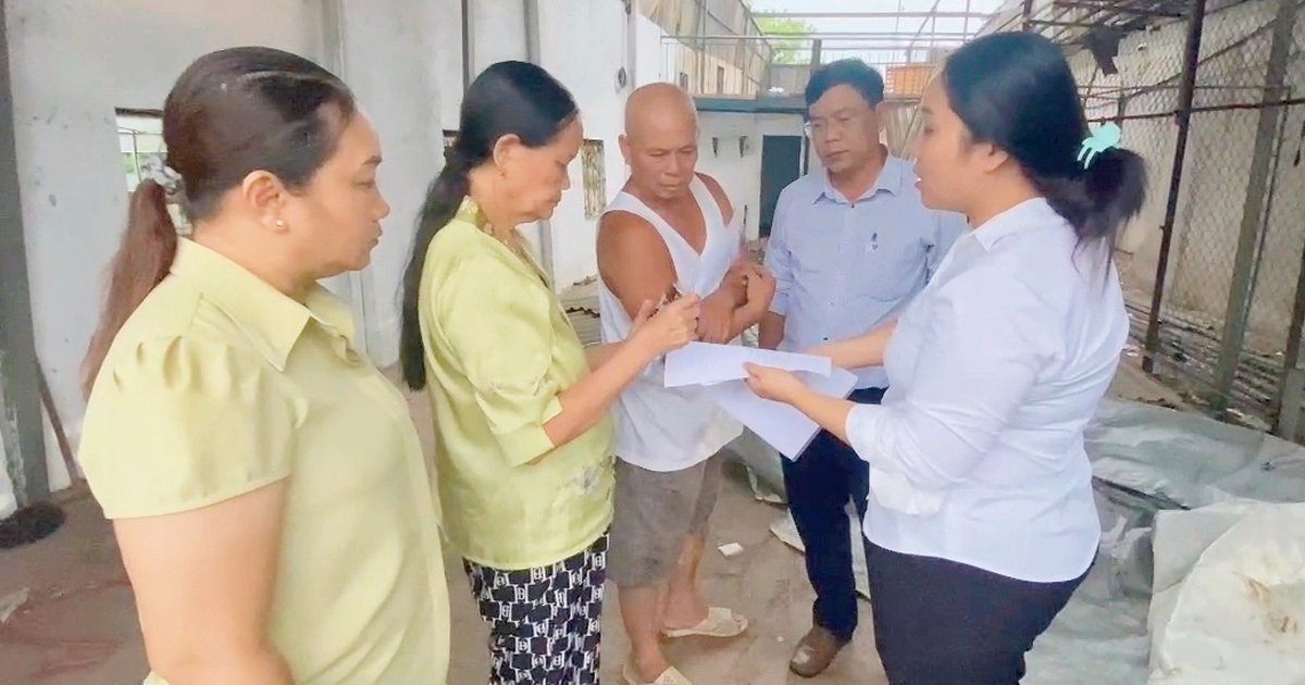 Xã Bà Điểm hỗ trợ thủ tục tận nhà cho hộ dân ảnh hưởng bởi dự án nâng cấp quốc lộ 22