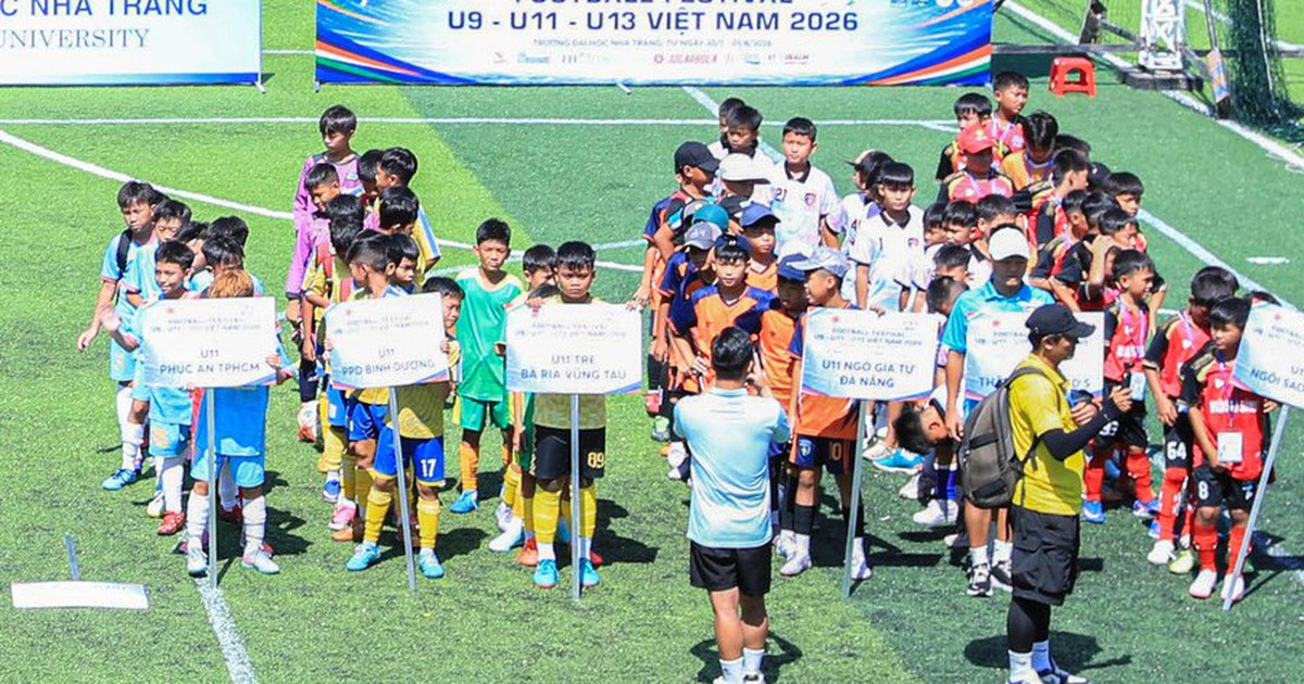 Khai mạc giải Football Festival các lứa tuổi U9 đến U13 toàn quốc