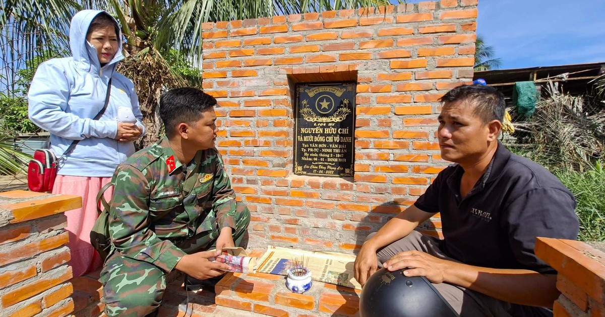 Hy vọng tìm được tên 10 liệt sĩ trong ngôi mộ tập thể ở Ninh Thuận
