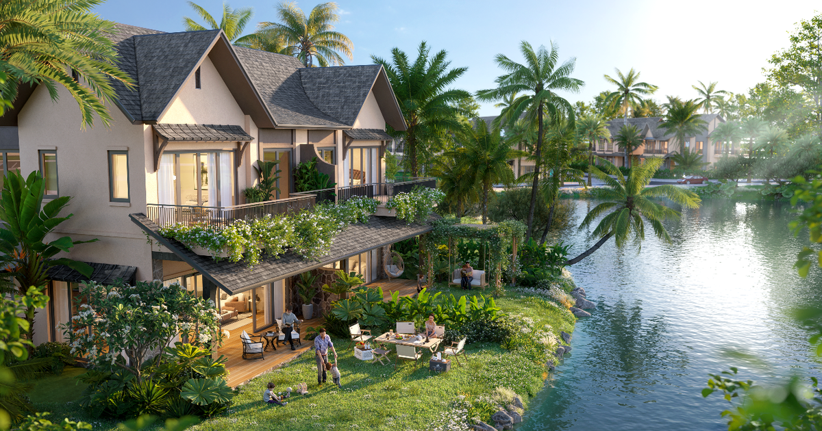Ecopark ra mắt biệt thự đảo The Palm Island tại đại đô thị xanh lớn nhất miền Trung