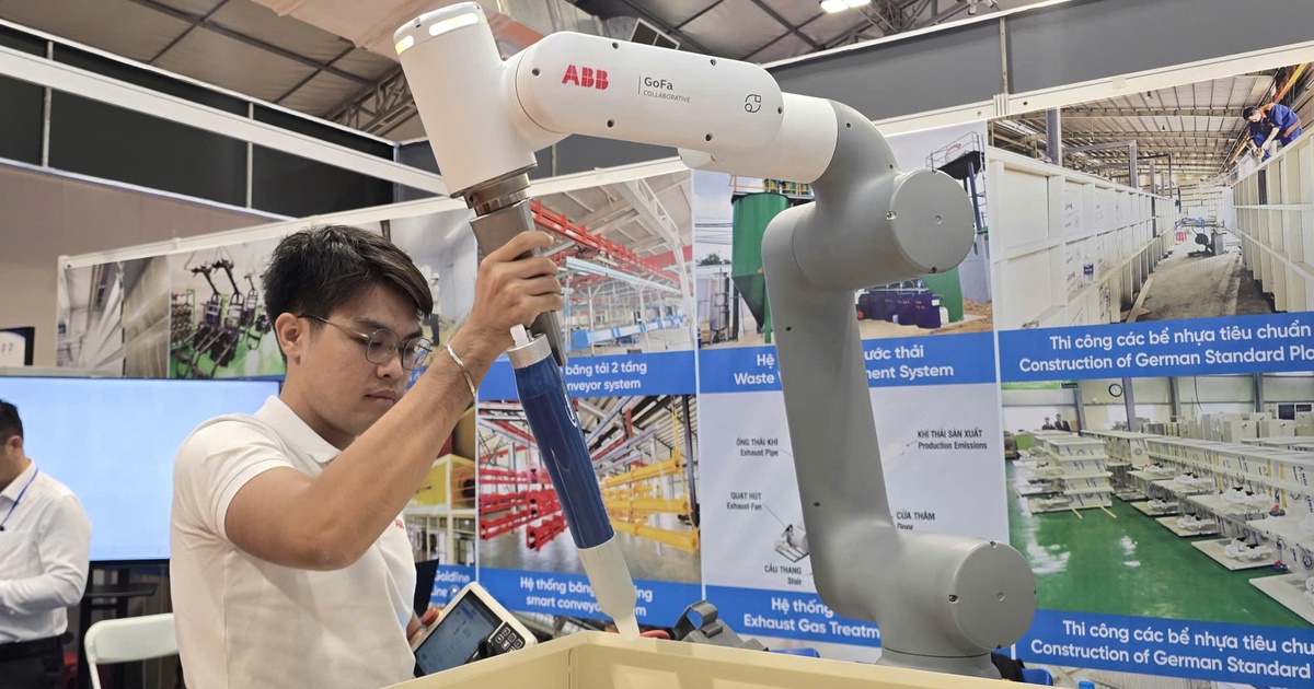 Đến EMA Vietnam 2026 xem robot nhả sơn, giải bài toán năng suất và xanh hóa sản phẩm