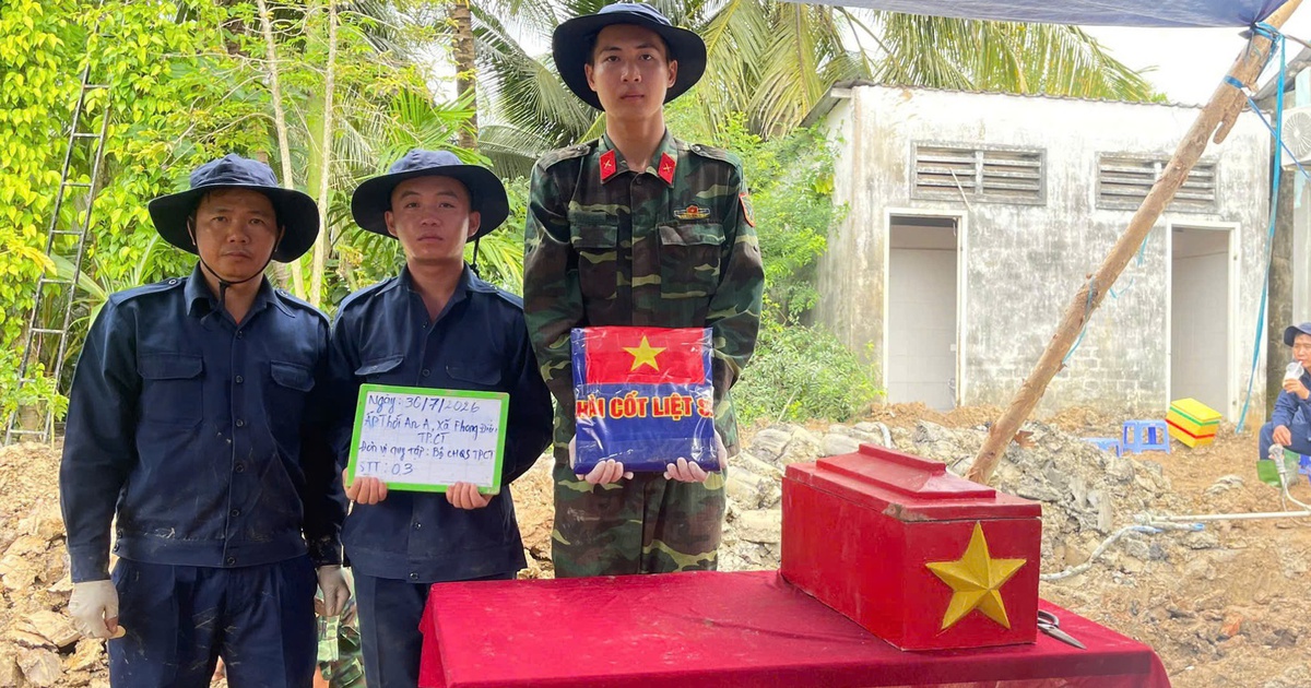 Một nguồn tin của người dân giúp tìm thêm 5 hài cốt liệt sĩ tại Cần Thơ