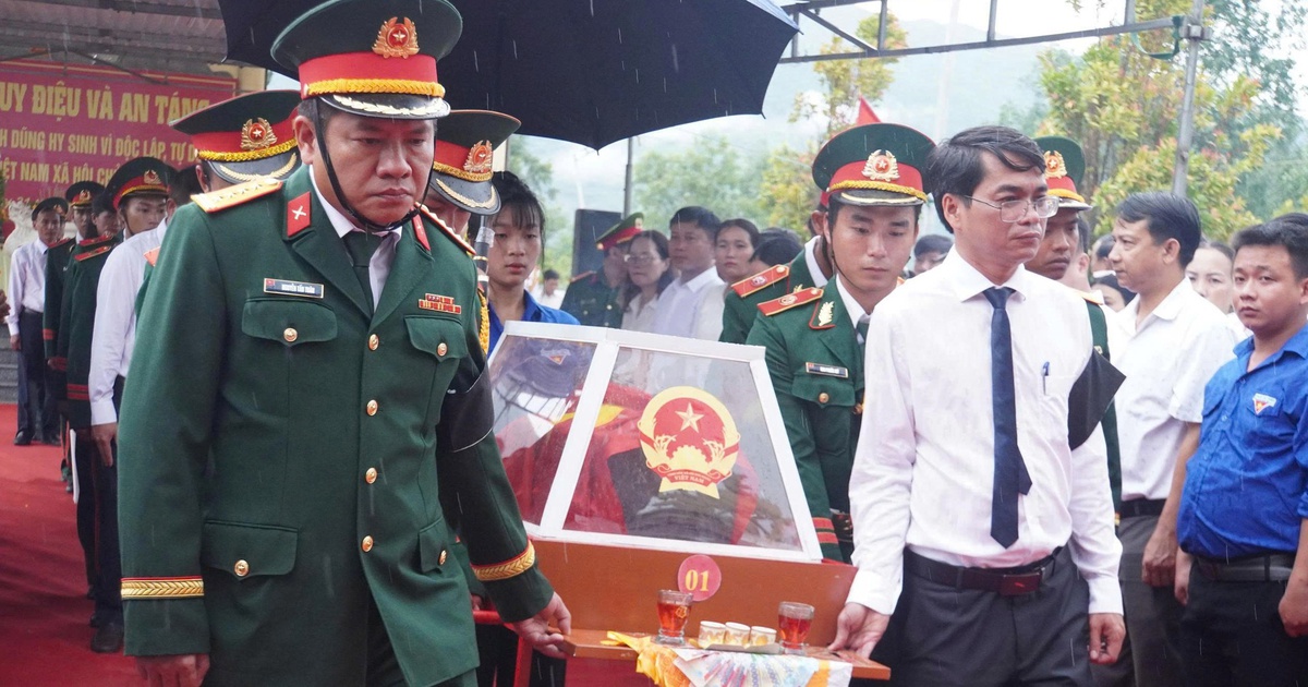 Đà Nẵng tổ chức lễ truy điệu, an táng 4 hài cốt liệt sĩ vừa được tìm thấy tại hang Đá Sập