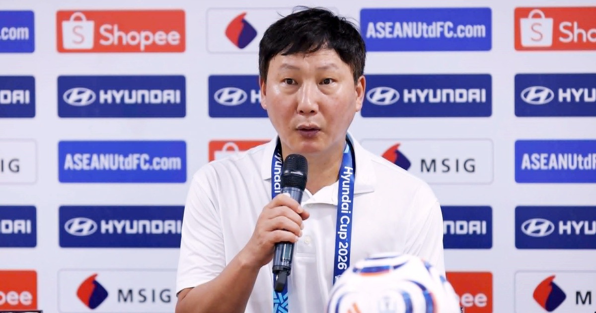HLV Kim Sang Sik: 'Đình Bắc chưa đạt những gì ban huấn luyện chuẩn bị và kỳ vọng'
