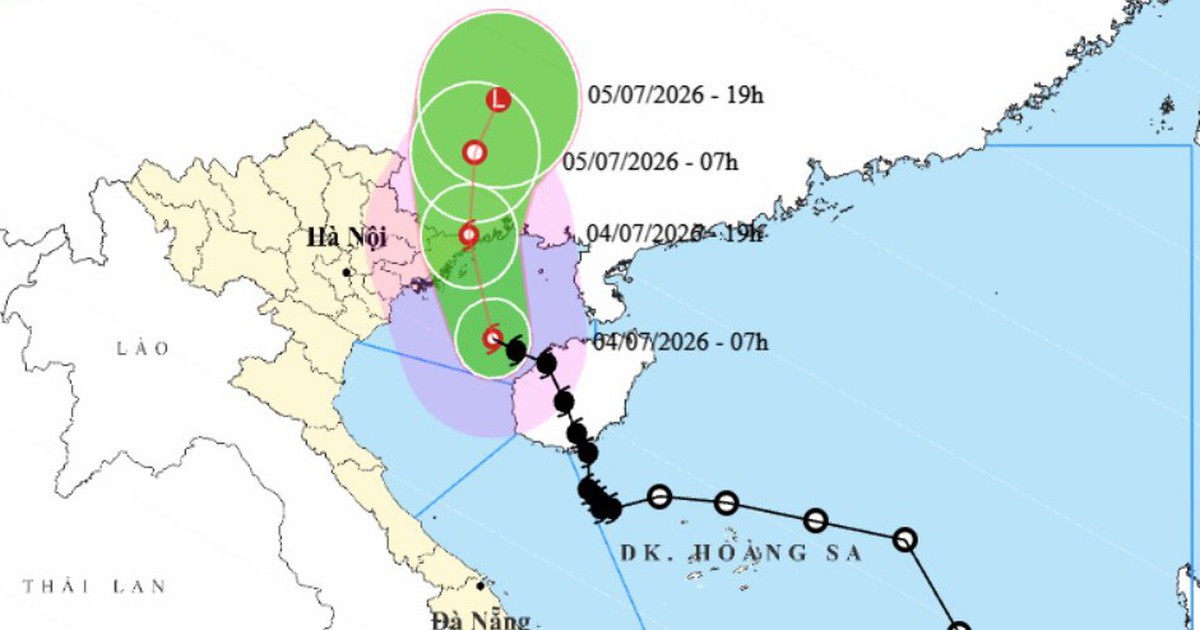 Hai kịch bản đổ bộ của bão số 1