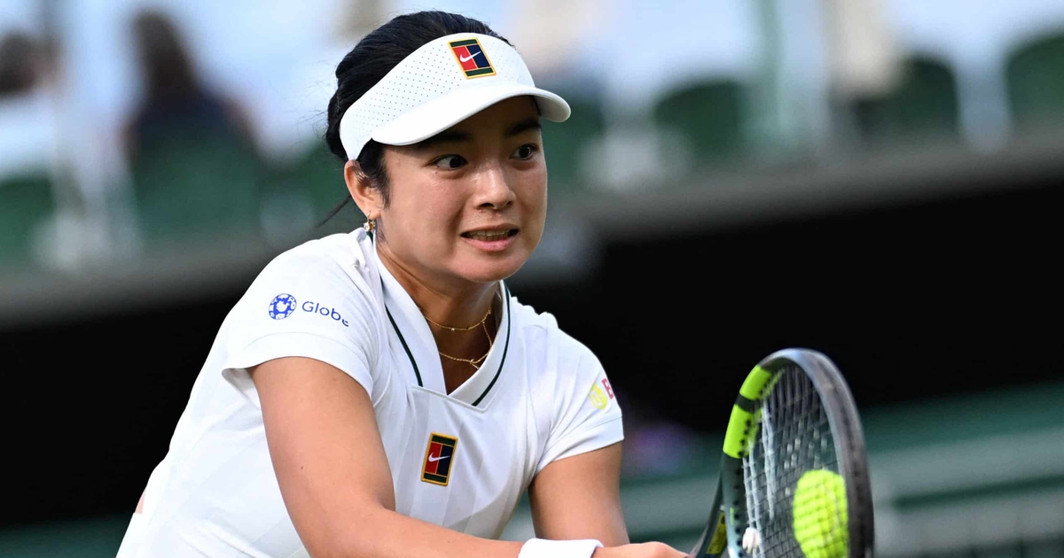 Ngôi sao quần vợt Philippines tạo địa chấn ở Wimbledon