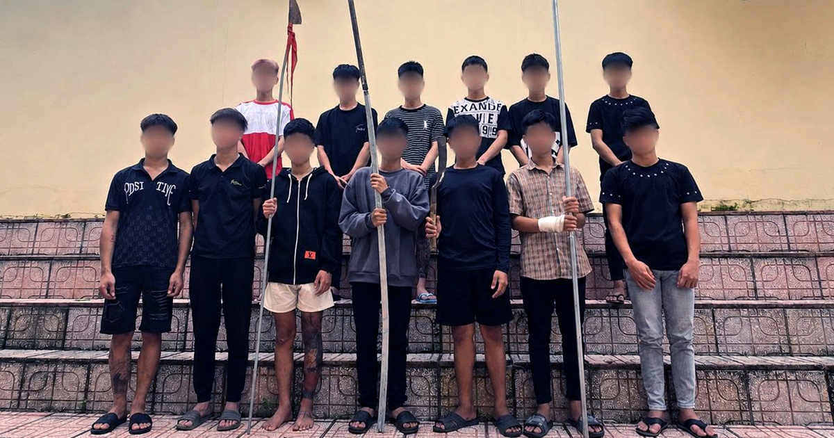 Đồng Nai: Xử lý nhóm thanh thiếu niên vác dao tự chế, ‘kẹp ba’ rú ga gây náo loạn đường phố