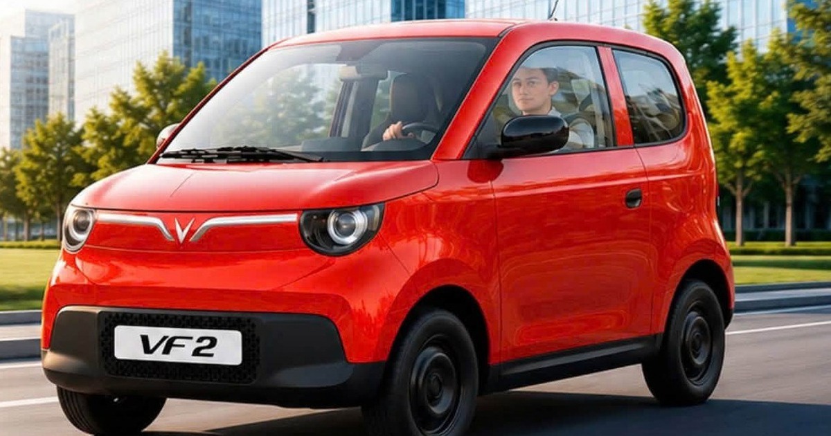 VinFast VF 2 lộ diện: Giá dự kiến chỉ cao hơn Honda SH 26 triệu, 4 chỗ, chạy 120km/sạc
