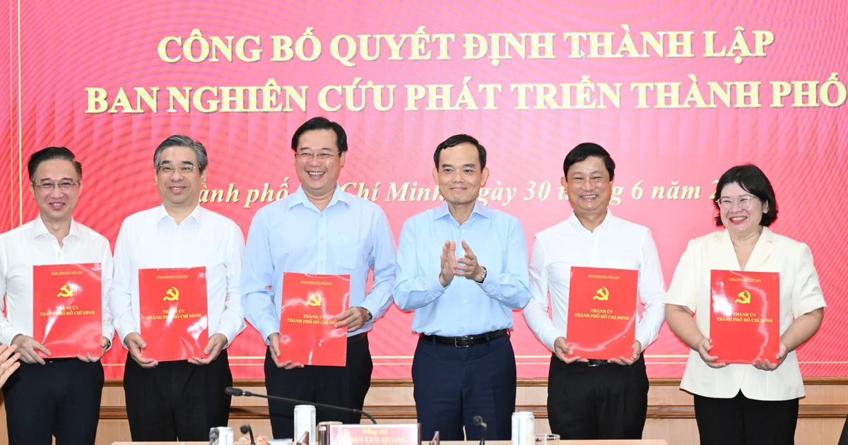 Ban Nghiên cứu phát triển TP.HCM ban hành quy chế hoạt động, thành lập 6 tiểu ban trực thuộc
