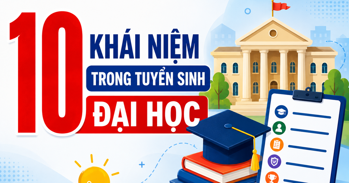 10 khái niệm thí sinh cần hiểu trước khi đăng ký xét tuyển đại học