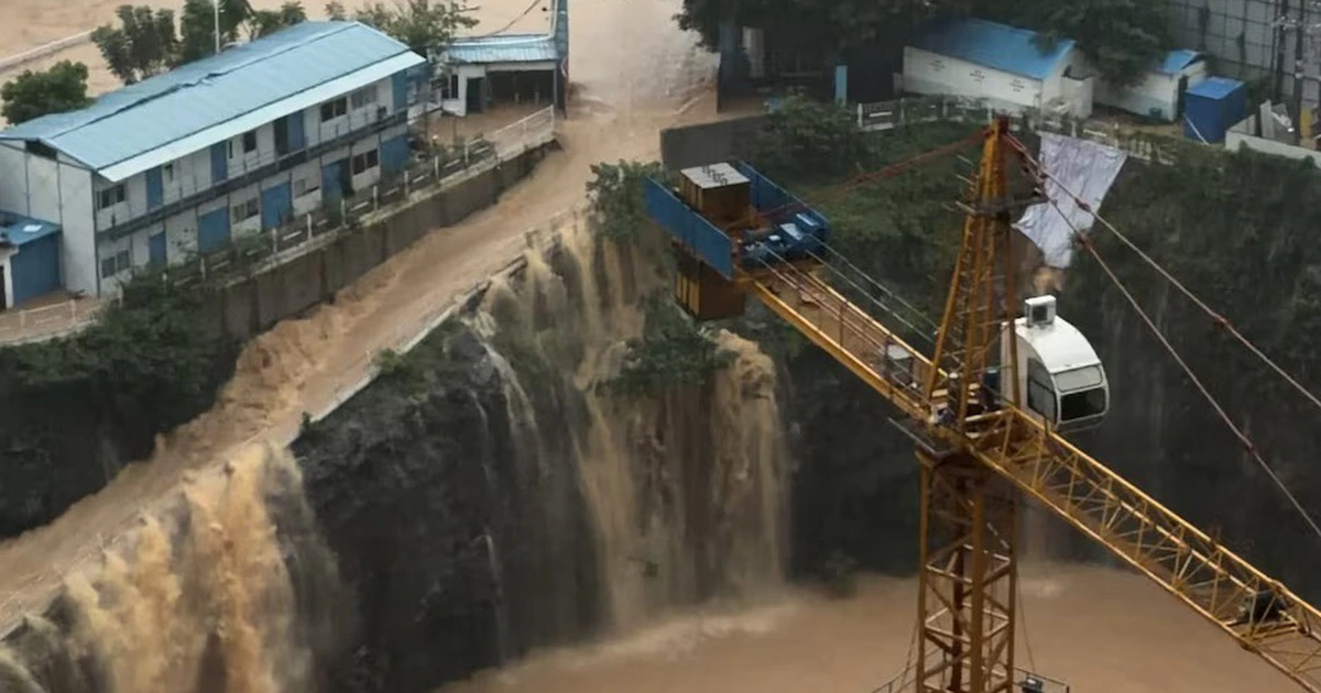 Vỡ đập tại Trung Quốc do bão Maysak, người dân di tản khẩn cấp