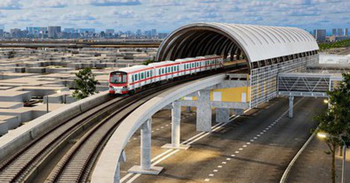 Đoàn tàu metro có thể chạy liên thông từ Bến Thành - Thủ Thiêm đến sân bay Long Thành