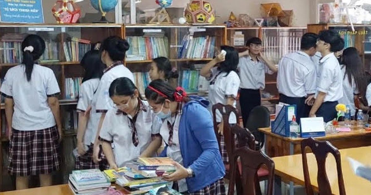 TP.HCM miễn phí sách giáo khoa: Trường chủ động nâng cấp thư viện, rà soát thiết bị dạy học