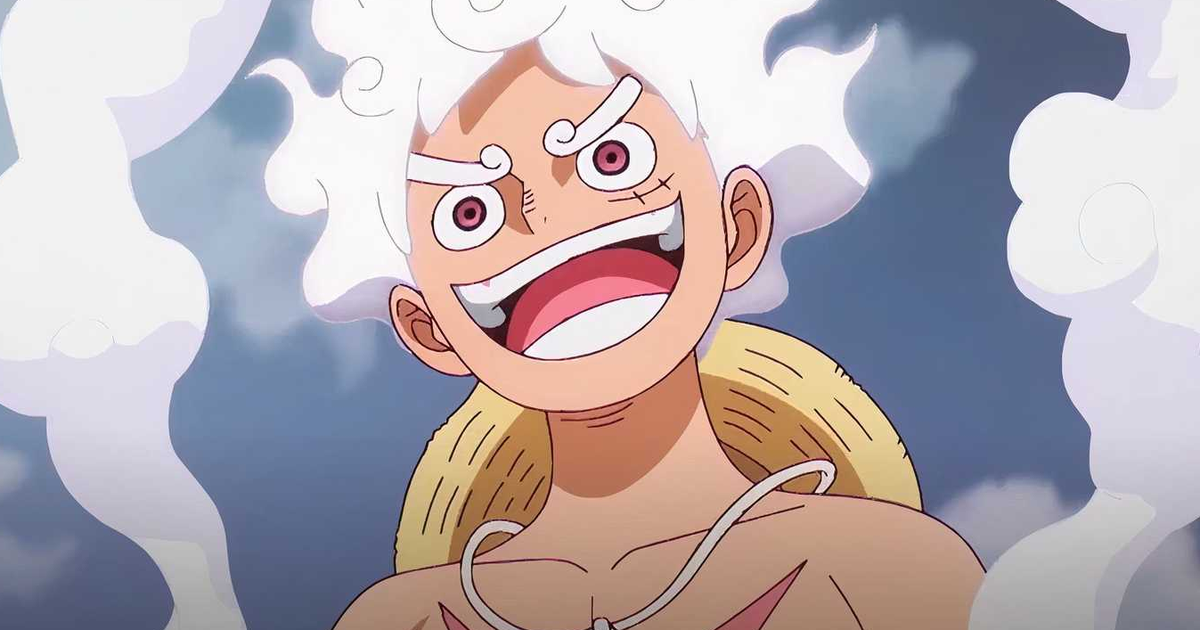 Luffy đã nghiêm túc hơn khi dùng Gear 5 đối đầu Imu trong One Piece
