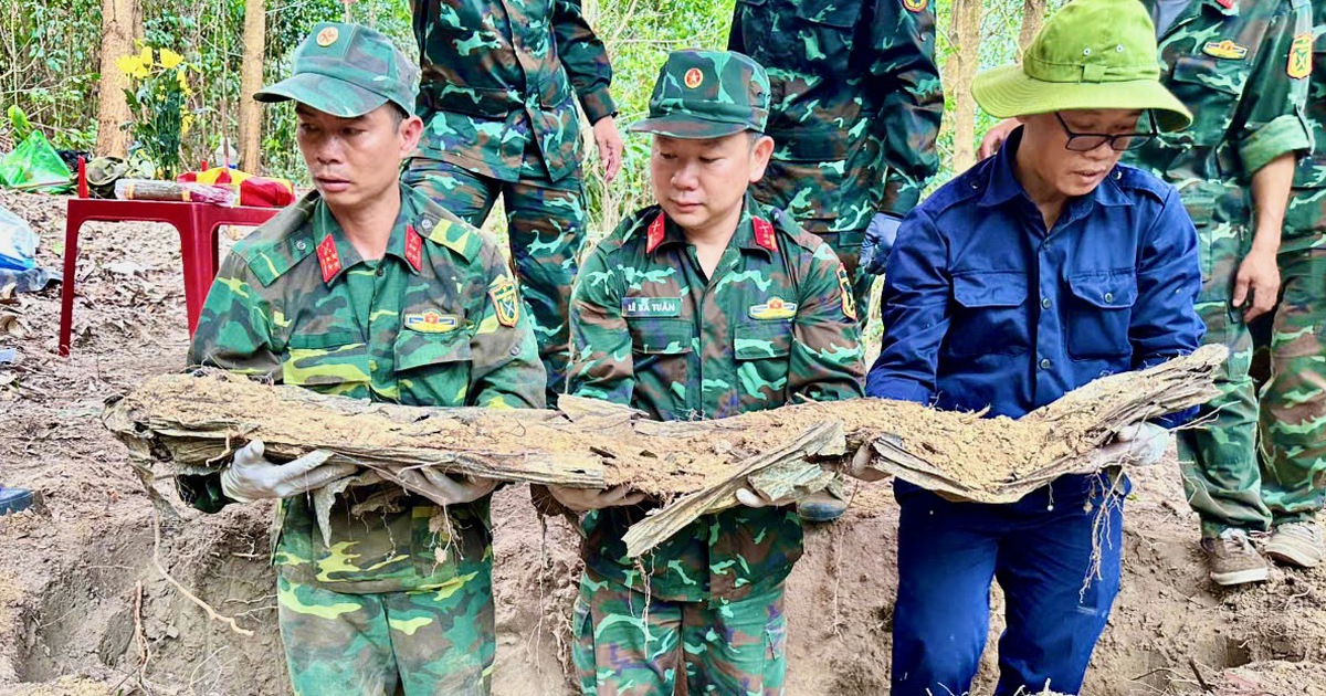 Từ nguồn tin của cựu giao liên 96 tuổi tìm thấy 2 hài cốt liệt sĩ