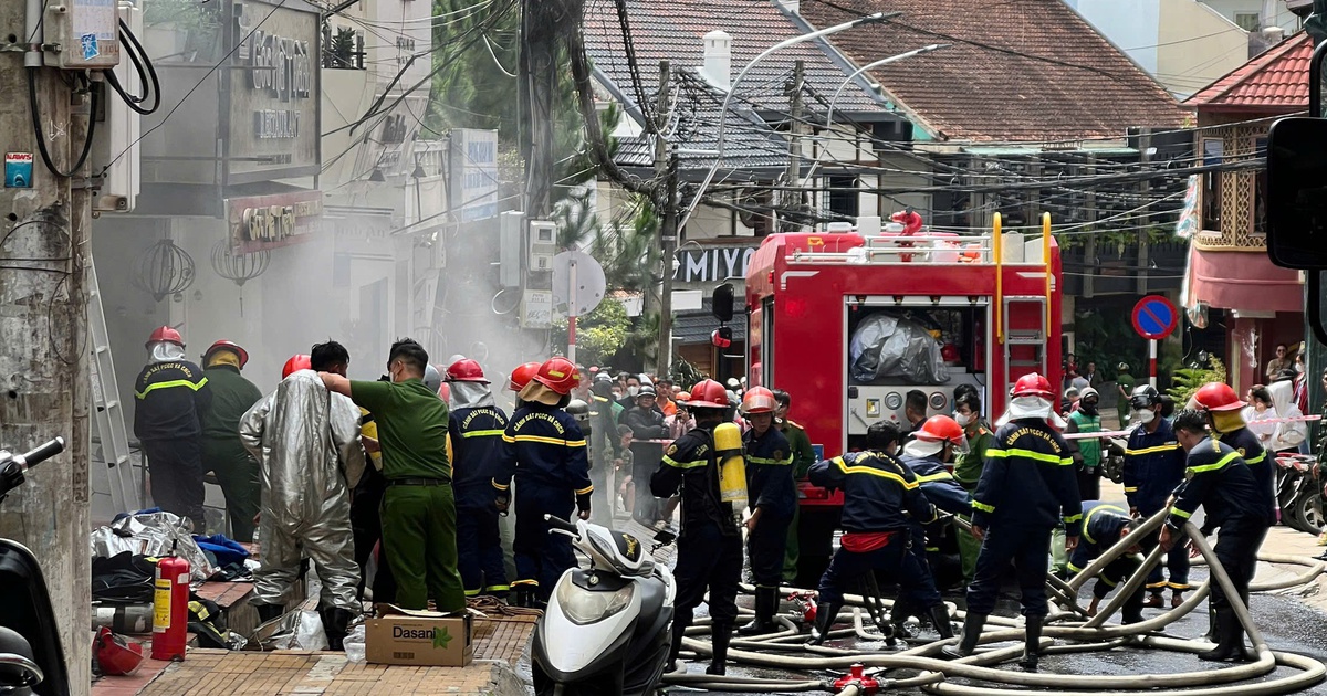 Một người chết trong vụ cháy nhà ở trung tâm Đà Lạt