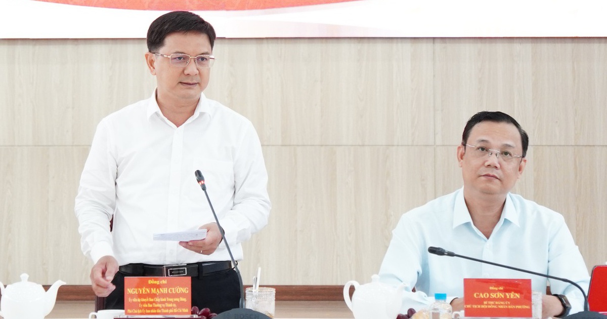 Phó chủ tịch Nguyễn Mạnh Cường: Phường Chợ Quán đẩy mạnh giải ngân đầu tư công, phát triển phố ẩm thực