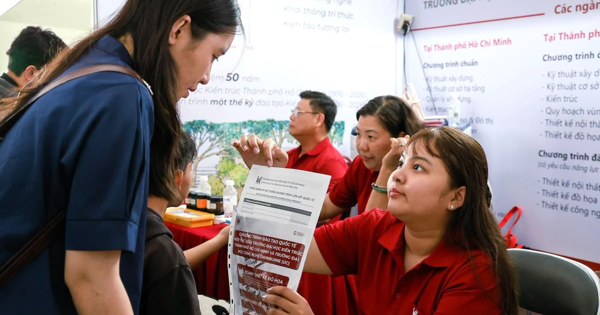 Điểm sàn Trường đại học Kiến trúc TP.HCM 2026: Nhiều ngành từ 17 điểm